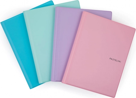 Bloc à anneaux A5 Pastelini avec couverture en plastique