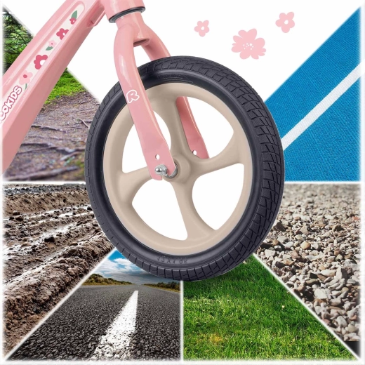 Roues EVA 12" increvables – confort sans entretien