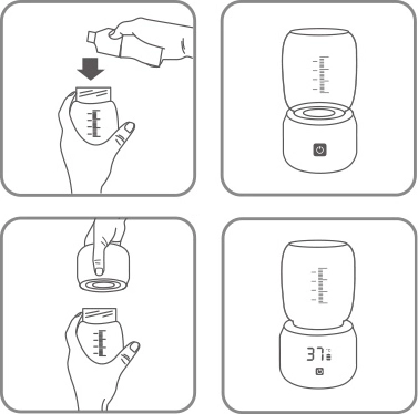 Fast and precise heating to 37–50 °C