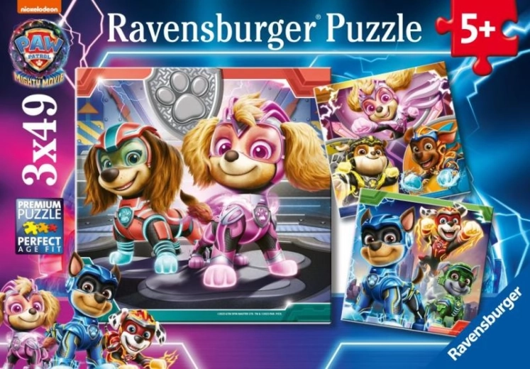 Pat’ Patrouille Le Film puzzle 3×49 pièces