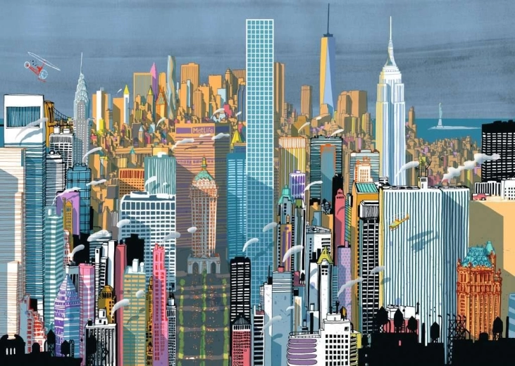 Ravensburger puzzel Stad New York 1000 stukjes