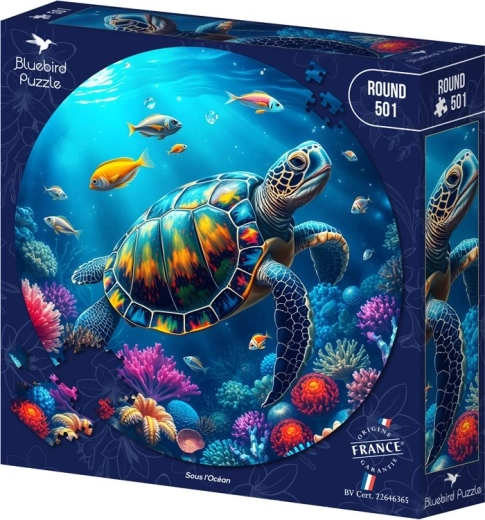 Bluebird Round Puzzle Under the Sea 501 Pieces