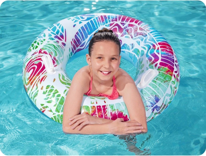 Grote diameter 91 cm voor comfortabel loungen