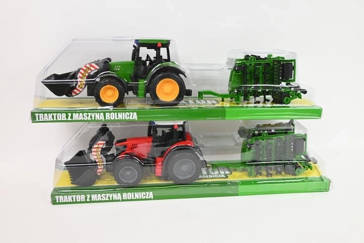 Tracteur avec machine agricole (jouet)