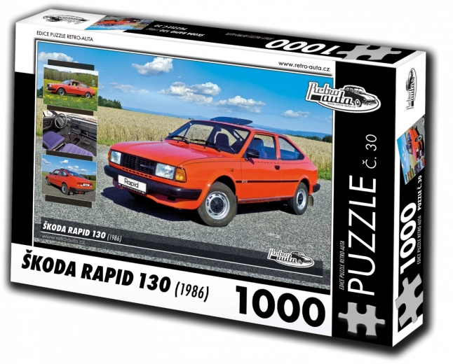 Retro-Autos Puzzle Škoda Rapid 130 1000 Teile