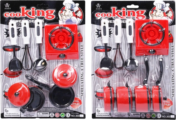 Children's cookware with stovetop – kitchen set for little chefs