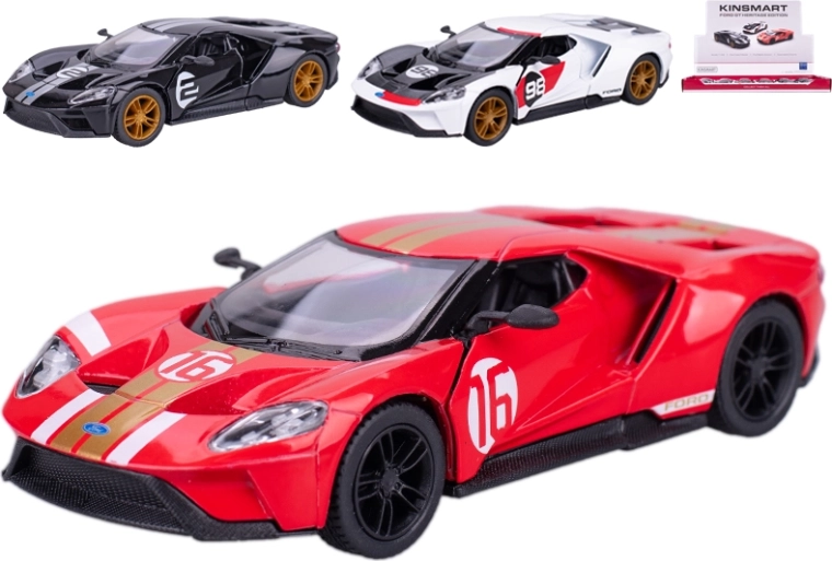 Modèle métallique de voiture Ford GT Heritage Edition 1:38 Kinsmart