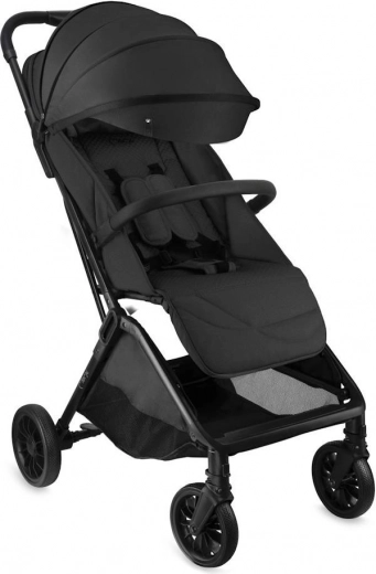 MoMi Andrea Sport Stroller – black, self-folding