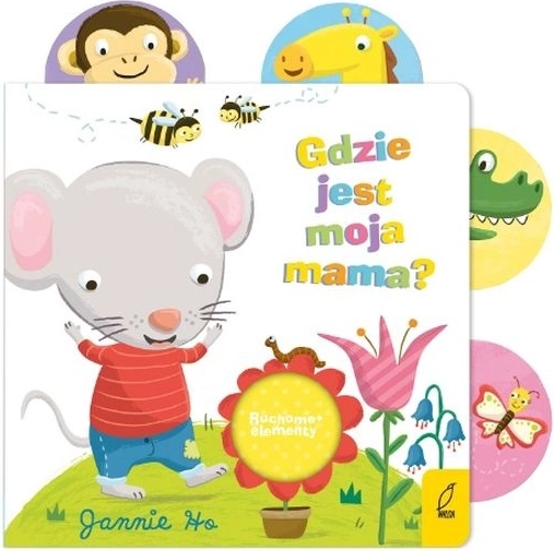 Where Is My Mom? interactive children's book with moving parts