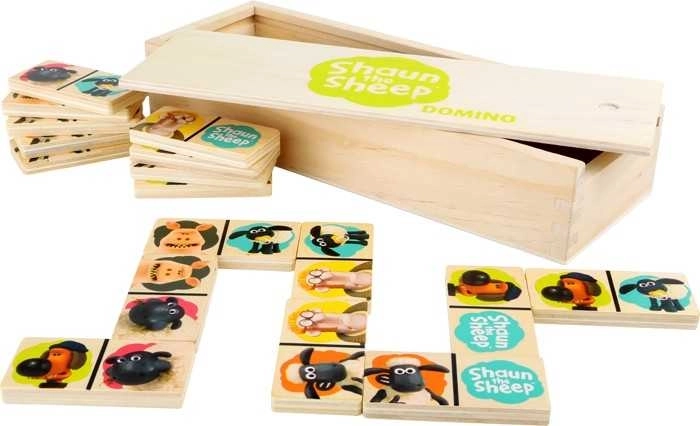 Dominos en bois Mouton Shaun