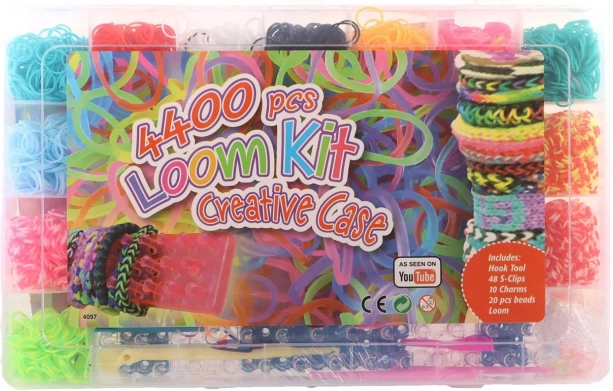 Mega set of loom bands 4400 pieces