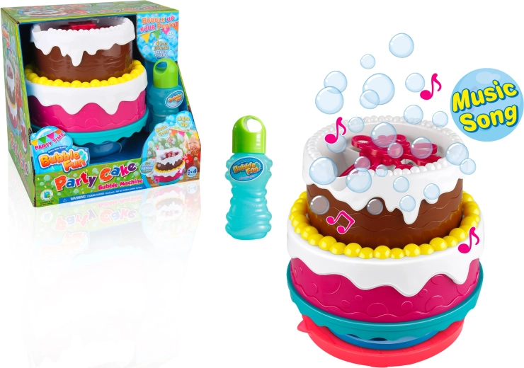 Gâteau d’anniversaire Bubble Fun à bulles avec mélodie et lumière