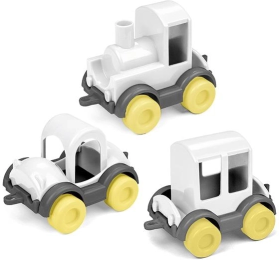 3 vehicles in the package for more play scenarios