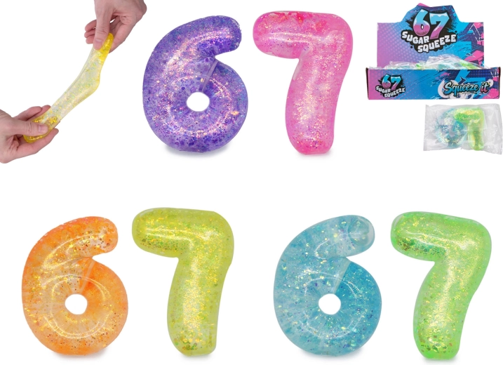 Six Seven Stretch Numbers Sugar – set of 2 pcs