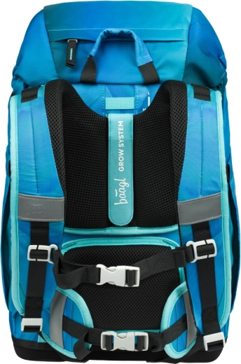 Ergonomic backpack with Grow adjustable system