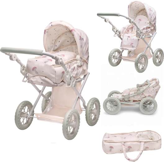 3 modes in one: carrycot, pushchair and carrier
