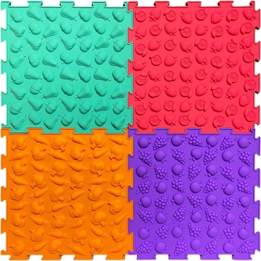 Verschillende texturen voor massage en tactiele stimulatie