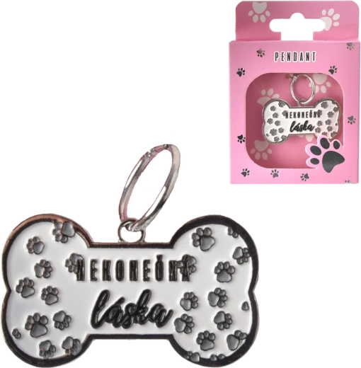 Metal Keychain Charm Infinite Love