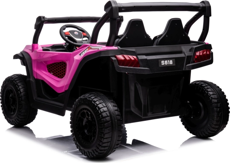 Comfortable two-seat bench in eco-leather