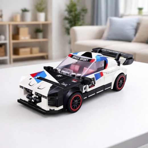 Voiture de sport au design détaillé