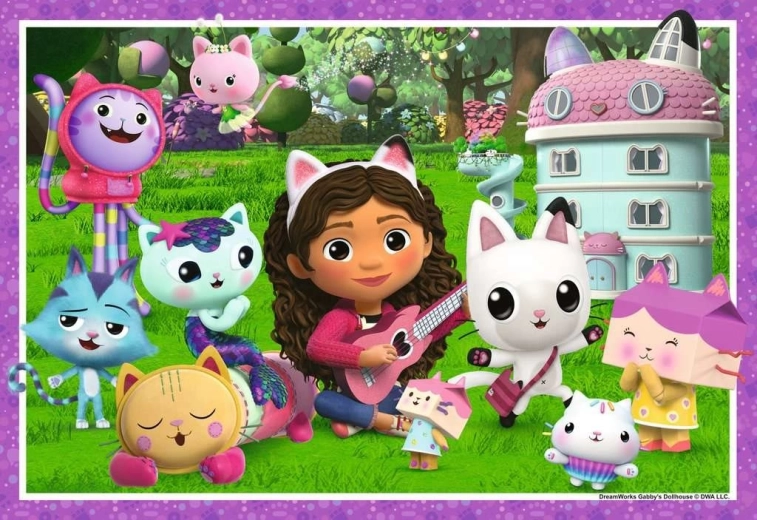 Puzzle Ravensburger Maison de Chat Gabby 35 pièces