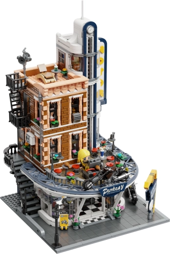 Iconisch stadshoekje om tentoon te stellen