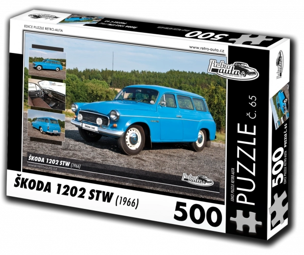 Puzzel Retro-auto’s Škoda 1202 STW 500 stukjes
