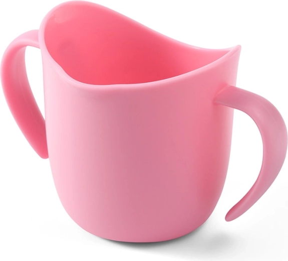 Ergonomic rim for natural drinking