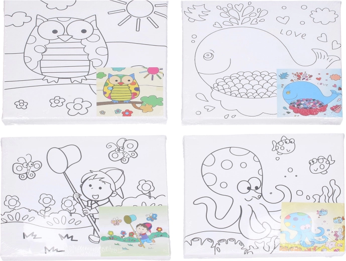 Eenvoudig schilderen dankzij duidelijke contouren