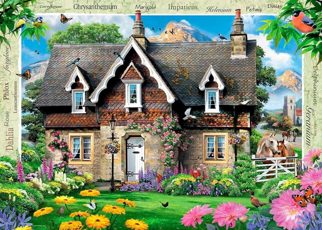 Puzzle Häuschen auf dem Hügel 1000 Teile