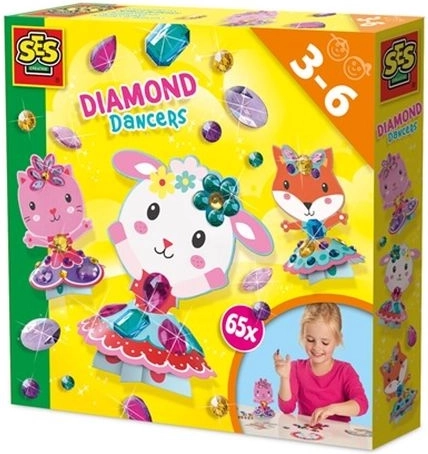 SES Creative Diamond dancers – creatieve set met diamantstickers