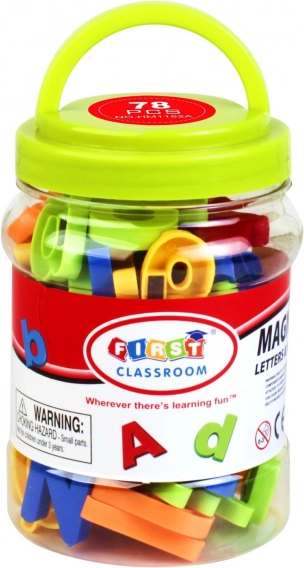 Magnetische Buchstaben und Zahlen für Kinder