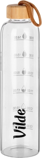 Borosilicaatglas en bamboe dop