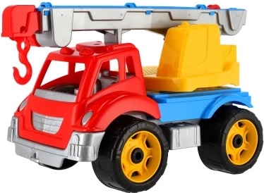 Hook on a cord with a crank for easy lifting