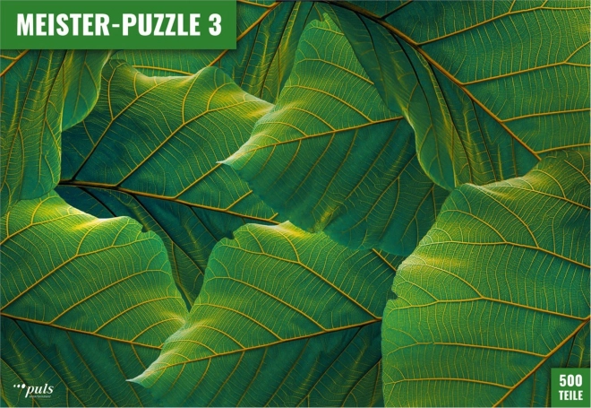 Puzzle PULS ENTERTAINMENT Meister-Puzzle 3 : feuilles, 500 pièces