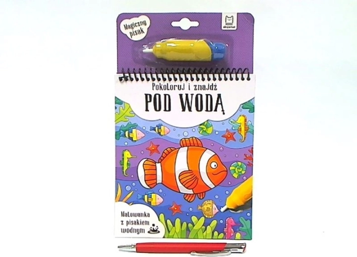 Malow Magic Water Coloring Book with Water Pen – Color Under Water