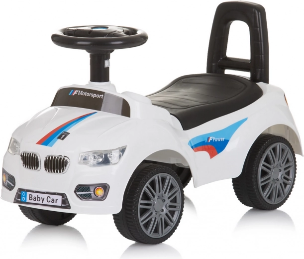 Chipolino porteur voiture avec mélodies Sprinter – Blanc