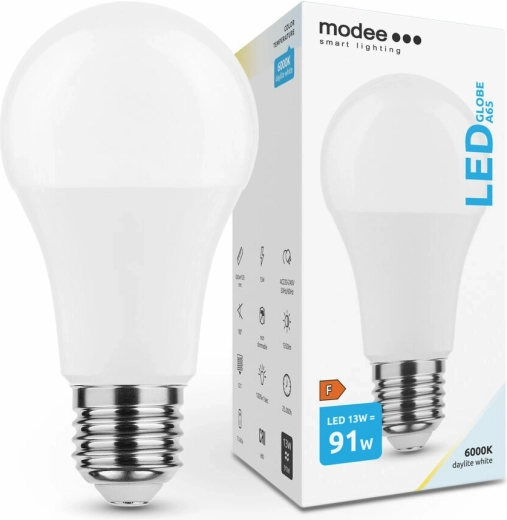Ampoule LED Modee Smart Lighting Globe E27 13 W blanc froid