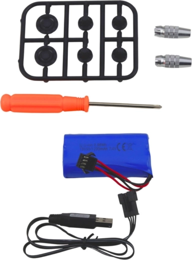 LED-lampen, geluiden en rijke accessoires in de verpakking