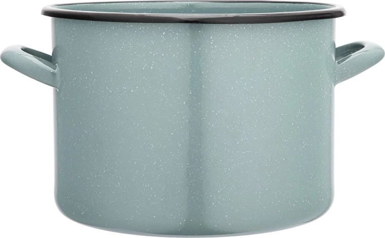 Simple pot 7.5 l, 24 cm, sage with speckled pattern