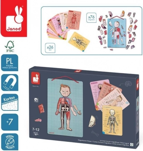 Janod magnetische puzzel menselijk lichaam