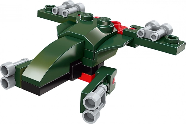 Qman Squros 3v1 gevechtsvliegtuig Batwings – mini bouwset