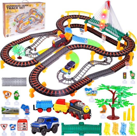 Electric train set 192 pieces