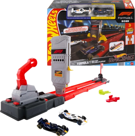 Hot Wheels Racing Formula 1 track set – Fast Race + 2 F1 cars