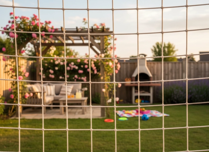 Jeu sécurisé au jardin