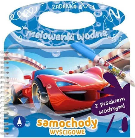 Puzzles and Water Coloring: Racing Cars