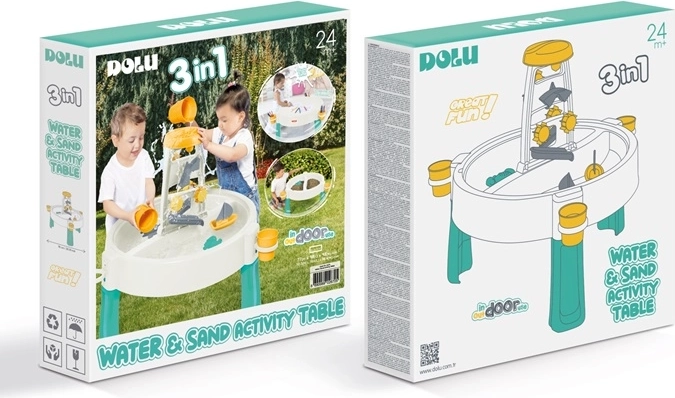 Dolu 3-in-1 Activity Table for Water and Sand