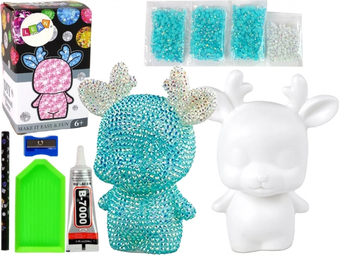 Creatieve set LEAN Toys DIY Kristal Herten