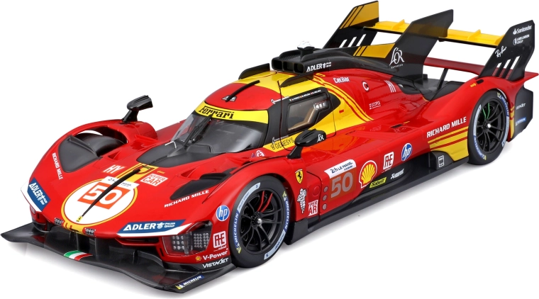 Authentieke stickers en race-aeropakket