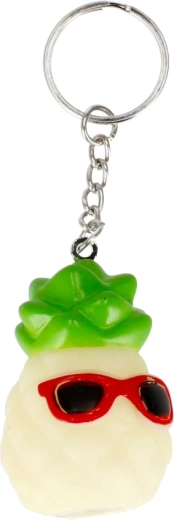 Design d’ananas amusant avec lunettes